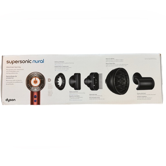 Dyson Supersonic Nural Hair Dryer (Strawberry Bronze/Blush Pink) NIB - Picture 2 of 8